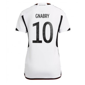 Tyskland Serge Gnabry #10 Hemmatröja Kvinnor VM 2022 Kortärmad